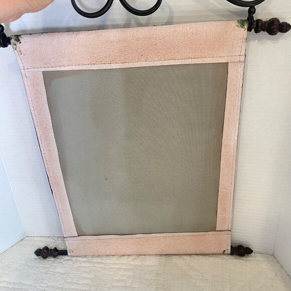 Hand-Painted Rooster Canvas Wall Painting Art with Decorative Metal Scroll Frame - Picture 6 of 10